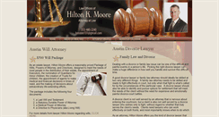 Desktop Screenshot of hmoorelaw.com